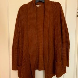 Waffle-knit Merona cardigan